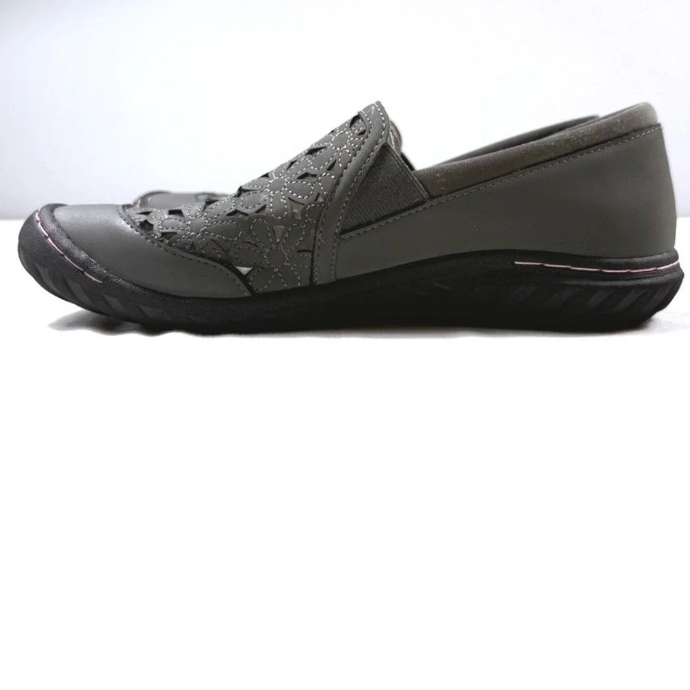 Women's JBU‎ Wildflower MEMORY FOAM BY Jambu Slip On Gray 7.5 M